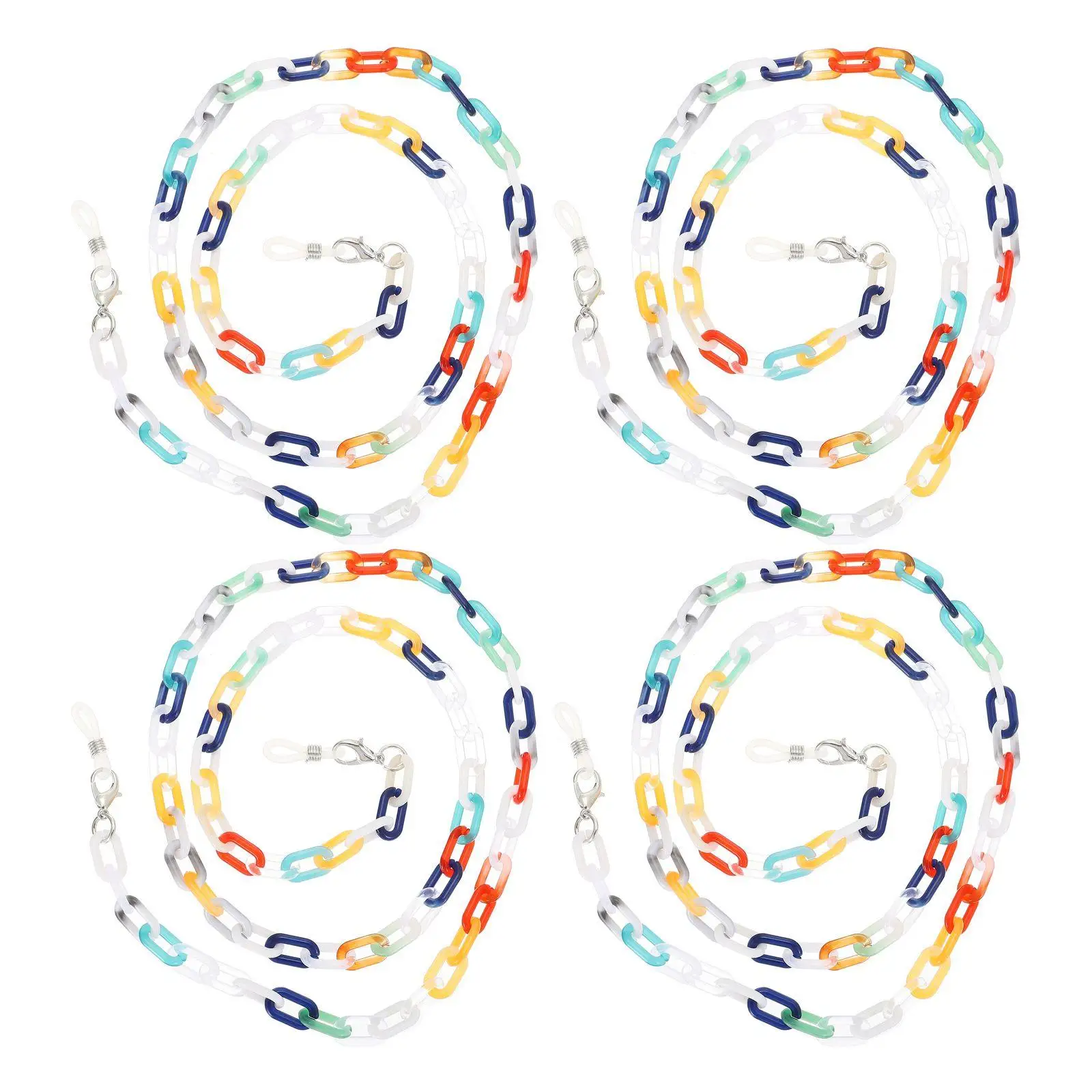 Glasses Chain 4 Pcs Acrylic Mask Holder Face Cover Strap Lanyards Premium Quality Creative Design Ideal Eyeglasses Sunglasses
Glasses Chain 4 Pcs Acrylic Mask Holder Face Cover Strap Lanyards Premium Quality Creative Design Ideal Eyeglasses Sunglasses