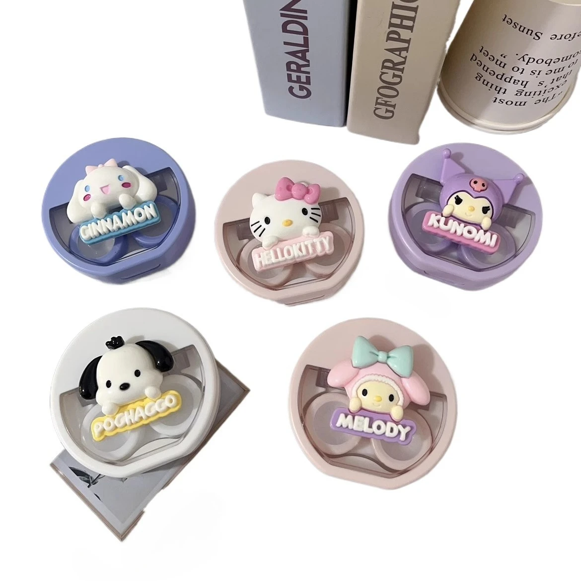 Kuromi Cinnamoroll My Melody Macaron Cute Cartoon Contact Lens Case Portable Small Lightweight Contact Storage Care Girl Gift
Kuromi Cinnamoroll My Melody Macaron Cute Cartoon Contact Lens Case Portable Small Lightweight Contact Storage Care Girl Gift