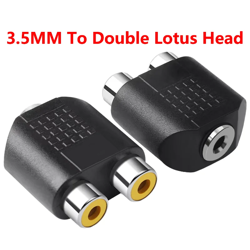 5/20/100PCS 3.5mm Jack To 2 RCA Female to Female Audio Stereo Jack Connector Adapter
5/20/100PCS 3.5mm Jack To 2 RCA Female to Female Audio Stereo Jack Connector Adapter