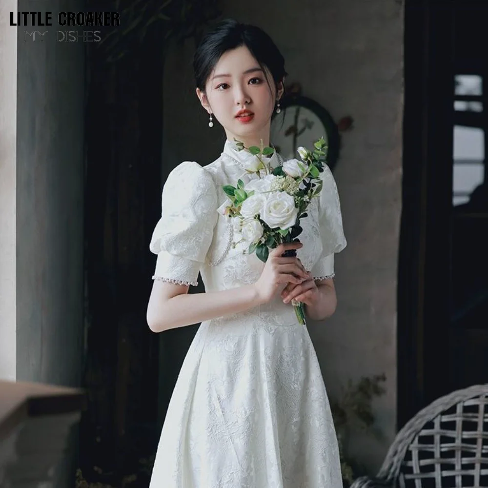 Women Qipao Young Girl 2023 New Cocktail Dress Engagement Dress Retro Chinese Small Man Can Wear A Certificate At Ordinary Times
Women Qipao Young Girl 2023 New Cocktail Dress Engagement Dress Retro Chinese Small Man Can Wear A Certificate At Ordinary Times