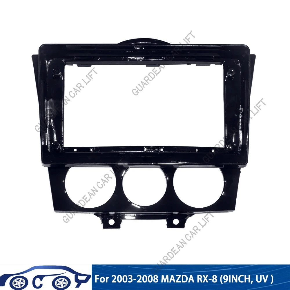 For 2003-2008 MAZDA RX-8 (9INCH, UV BLACK) Car Radio Fascias Installation Dash Frame 2 Din Panel DVD Gps Mp5 Android Player Trim
For 2003-2008 MAZDA RX-8 (9INCH, UV BLACK) Car Radio Fascias Installation Dash Frame 2 Din Panel DVD Gps Mp5 Android Player Trim