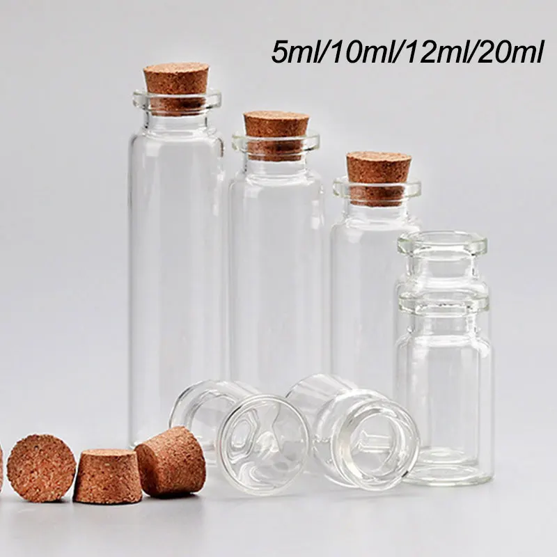 5/10Pcs 5ml/10ml/12ml/20ml Mini Small Glass Bottles With Clear Cork Stopper Christmas Wish Bottle Jars Wedding Gifts Decor Vials
5/10Pcs 5ml/10ml/12ml/20ml Mini Small Glass Bottles With Clear Cork Stopper Christmas Wish Bottle Jars Wedding Gifts Decor Vials