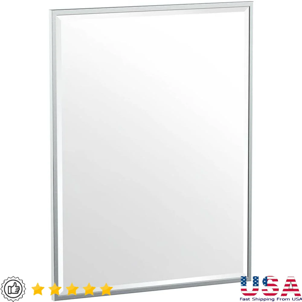 Modern Bathroom Wall Mirror Large Rectangle Beveled Framed Slim Design Easy Install Mirror Hanger Heavy Duty Bubble Level
Modern Bathroom Wall Mirror Large Rectangle Beveled Framed Slim Design Easy Install Mirror Hanger Heavy Duty Bubble Level