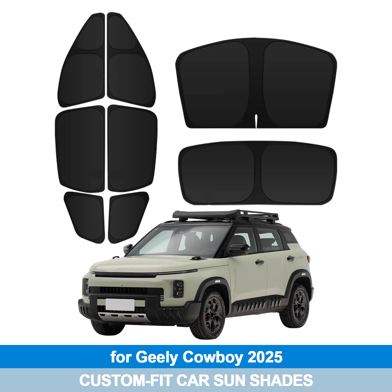 For Geely Cowboy 2025 Windshield Sun Shade Side Window Shades Cover Sun Visor Shield Privacy Protection Car Accessories
For Geely Cowboy 2025 Windshield Sun Shade Side Window Shades Cover Sun Visor Shield Privacy Protection Car Accessories