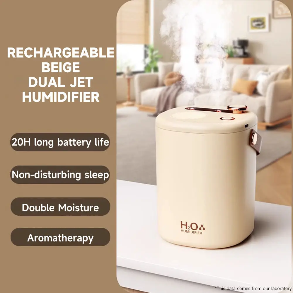 Portable Mini Humidifier with 3 Mist Modes, Ultra-Quiet 1400ml Small Cold Mist Humidifier, USB Outdoor Humidifier
Portable Mini Humidifier with 3 Mist Modes, Ultra-Quiet 1400ml Small Cold Mist Humidifier, USB Outdoor Humidifier