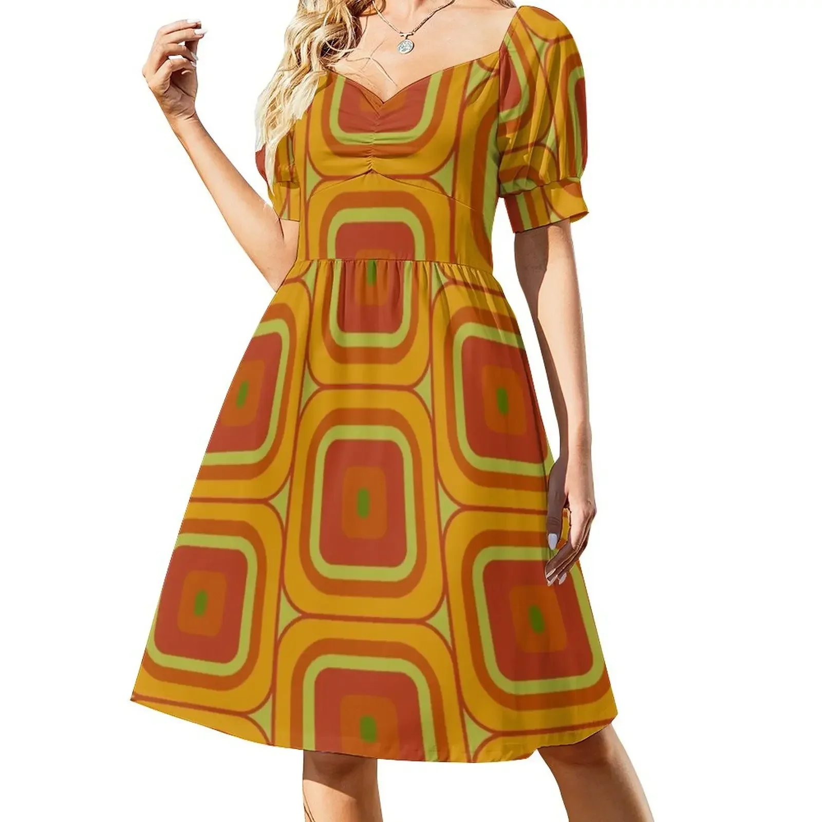 70s Geometric Design Short-Sleeved Dress summer outfits for women 2025 long sleeve dresses elegant dress Dress
70s Geometric Design Short-Sleeved Dress summer outfits for women 2025 long sleeve dresses elegant dress Dress