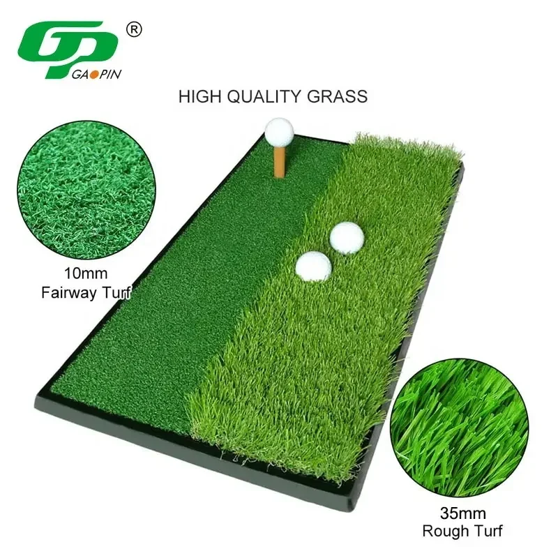 Dual Turf Golf Practice Mat Swing Mat Practice Hitting Chipping Mat with Rubber Tee Indoor Outdoor
Dual Turf Golf Practice Mat Swing Mat Practice Hitting Chipping Mat with Rubber Tee Indoor Outdoor