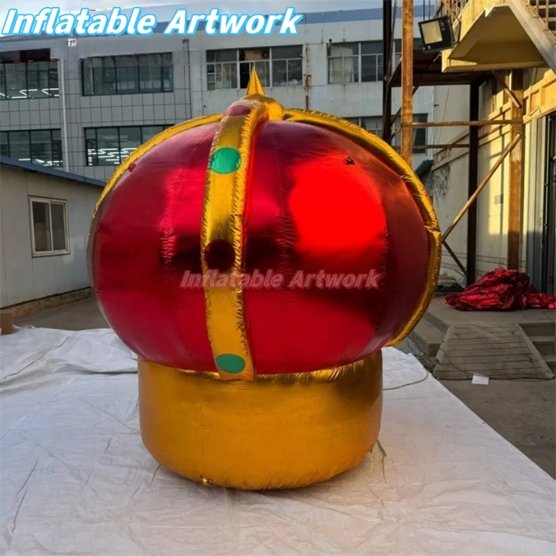Custom Made Royal Princess Birthday Theme Large Red Inflatable Imperial Crown for Event Display Toys
Custom Made Royal Princess Birthday Theme Large Red Inflatable Imperial Crown for Event Display Toys