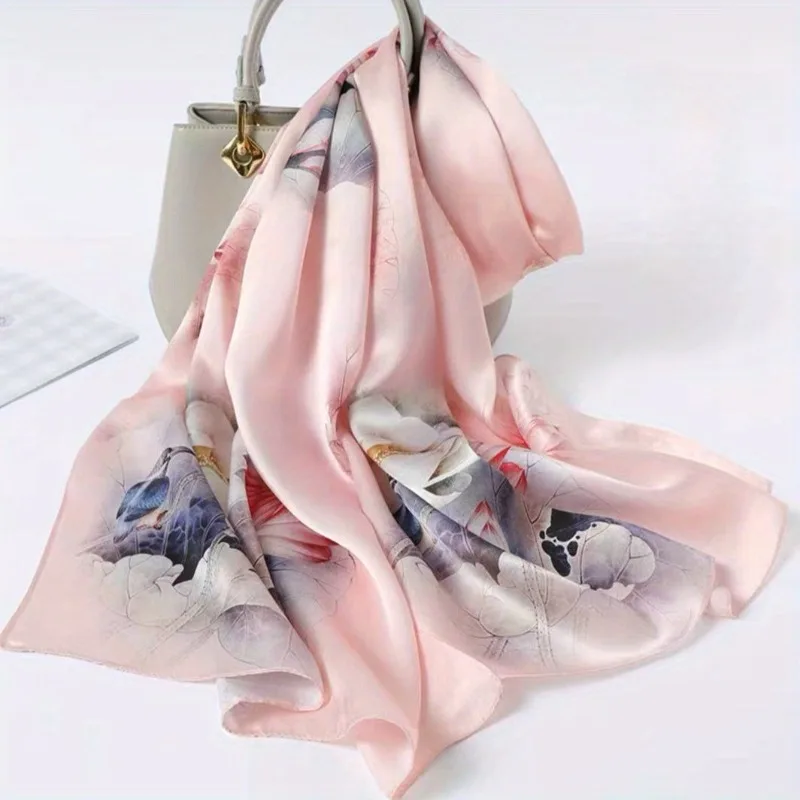 100% Mulberry Silk Long Scarf for Women Large Oblong Shawls for Headscarf Neck- Oblong Hair Wraps Gift Packed Pink Lotus Print
100% Mulberry Silk Long Scarf for Women Large Oblong Shawls for Headscarf Neck- Oblong Hair Wraps Gift Packed Pink Lotus Print