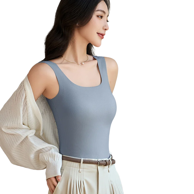 Ice Silk Threaded Square Neck Sling Vest Women's Inner One-piece Beauty Back Top Large Size Bottom Sleeveless Sleepwear Pajamas
Ice Silk Threaded Square Neck Sling Vest Women's Inner One-piece Beauty Back Top Large Size Bottom Sleeveless Sleepwear Pajamas