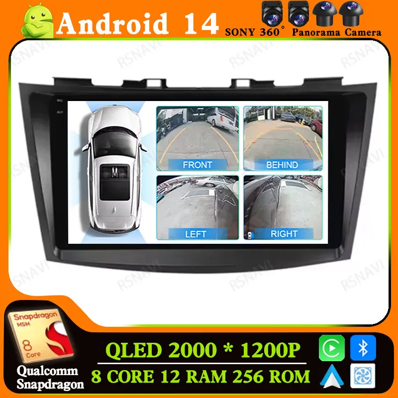 Andoird 14 Car Radio For Suzuki Swift 2010 - 2016 DVD DSP GPS 5G WIFI Multimedia Viedo Player Stereo BT Wireless Carplay Auto
Andoird 14 Car Radio For Suzuki Swift 2010 - 2016 DVD DSP GPS 5G WIFI Multimedia Viedo Player Stereo BT Wireless Carplay Auto