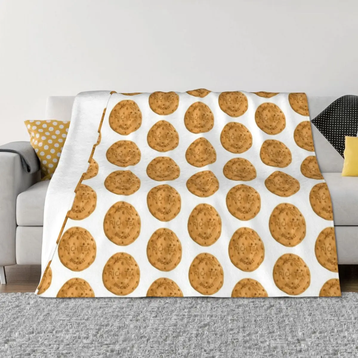Rich Tea Biscuit Throw Blanket blankets ands Plaid Decorative Beds Sleeping Bag Blankets
Rich Tea Biscuit Throw Blanket blankets ands Plaid Decorative Beds Sleeping Bag Blankets