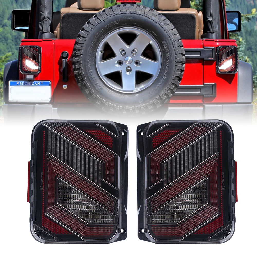 Car Light Assembly Led Tail Lamp For Jeep Wrangler JK 2007 - 2018 Rear Lamps EUR Brake Reverse Tail light Daytime Running Lights
Car Light Assembly Led Tail Lamp For Jeep Wrangler JK 2007 - 2018 Rear Lamps EUR Brake Reverse Tail light Daytime Running Lights