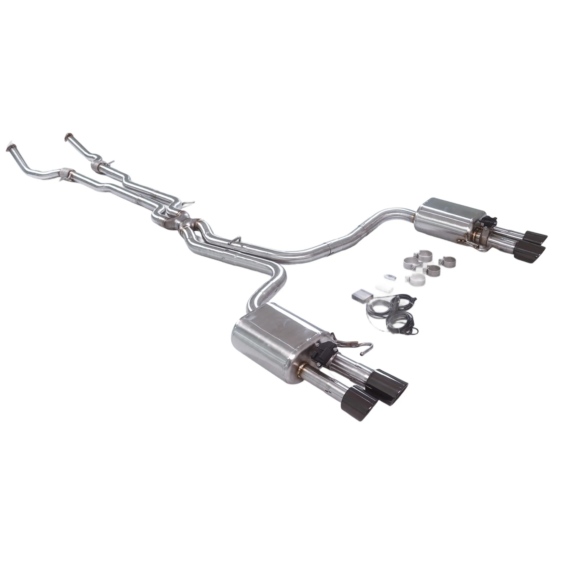 GFC catback exhaust muffler for Audi S8 D4 4.0 TFSI quattro V8 Car electric valve exhaust system made of sus304 pipe
GFC catback exhaust muffler for Audi S8 D4 4.0 TFSI quattro V8 Car electric valve exhaust system made of sus304 pipe