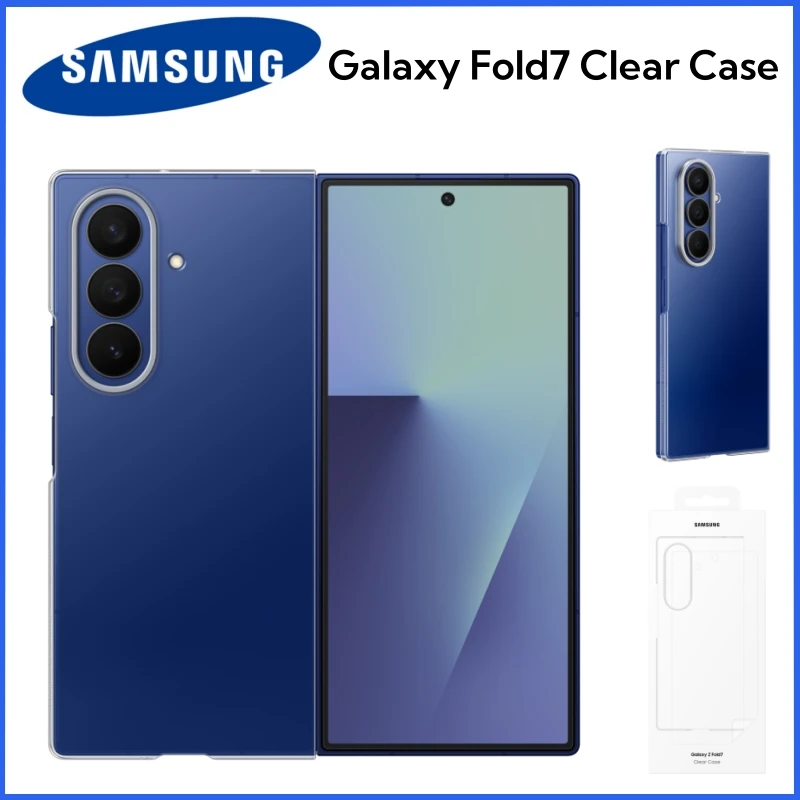 Original Samsung Galaxy Z Fold7 Clear Case, Cover For Samsung Fold 7 5G Protective Hard Phone Transparent Cases, EF-AF966
Original Samsung Galaxy Z Fold7 Clear Case, Cover For Samsung Fold 7 5G Protective Hard Phone Transparent Cases, EF-AF966