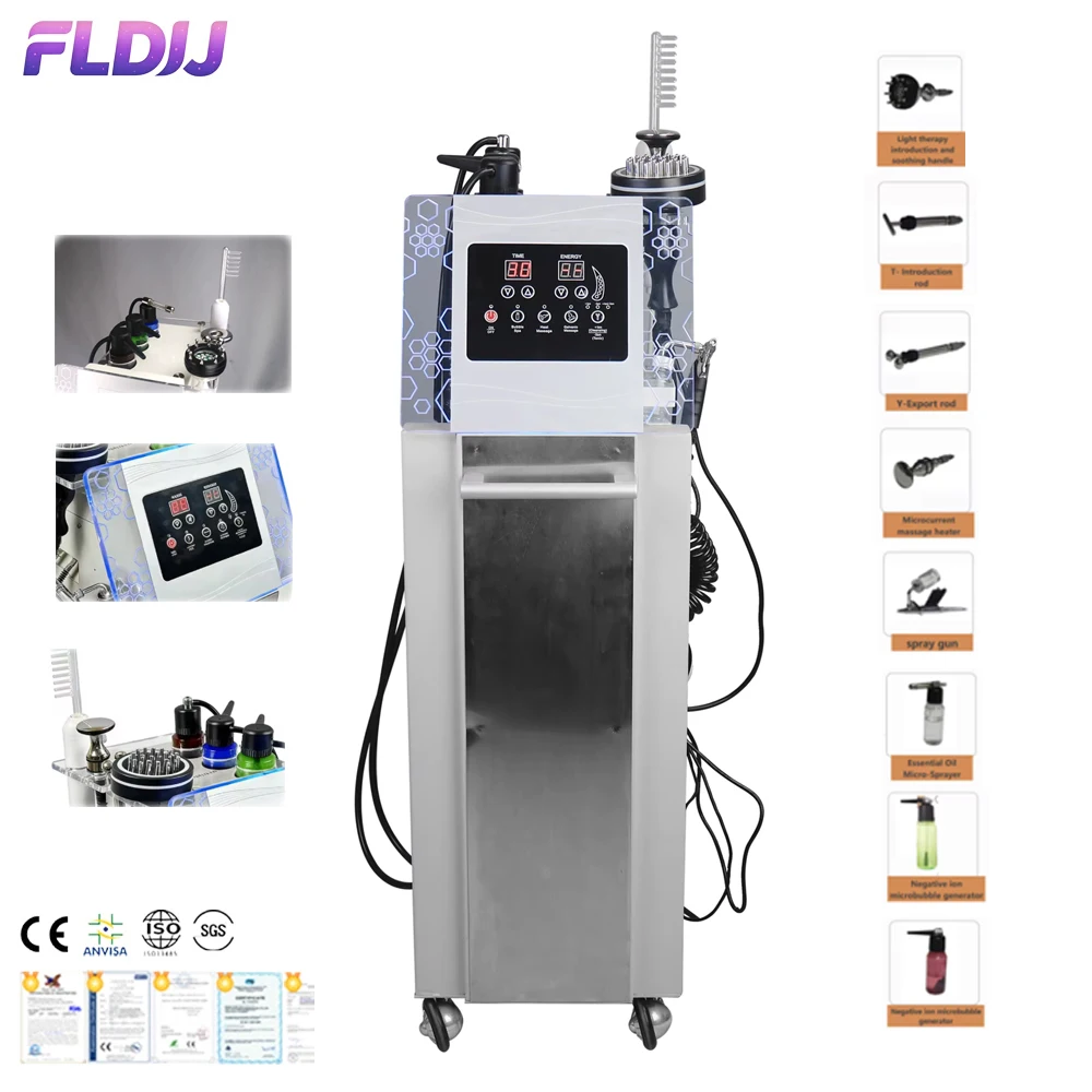 7-in-1 Scalp Analyzer Hair Care Machine Head Massager Spa Bio-oxygen brush spray Hair Care Growth Loss Analyzer Scalp Treatment
7-in-1 Scalp Analyzer Hair Care Machine Head Massager Spa Bio-oxygen brush spray Hair Care Growth Loss Analyzer Scalp Treatment