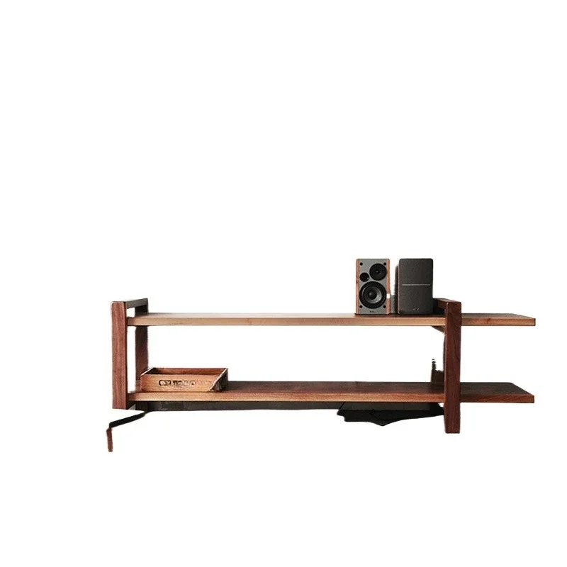 TV cabinet, audio-visual, magazine cabinet, black walnut log, solid wood, literature and art
TV cabinet, audio-visual, magazine cabinet, black walnut log, solid wood, literature and art