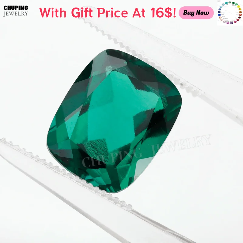 ChuPing Jewelry Cushion Cut Hydrothermal Zambian Emerald Lab Grown Gemstone with Selectable AGL Certificate
ChuPing Jewelry Cushion Cut Hydrothermal Zambian Emerald Lab Grown Gemstone with Selectable AGL Certificate