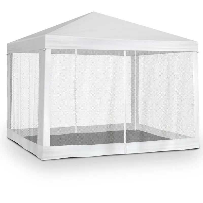 10x10ft White 4-sided (2 Doors, 2 Enclosures) Mesh Awning, Faux Folding Awning, Integrated Mesh and Enclosure Fabric, White PE Top Fabric, White Powder-coated Iron Pipes, White Mesh
10x10ft White 4-sided (2 Doors, 2 Enclosures) Mesh Awning, Faux Folding Awning, Integrated Mesh and Enclosure Fabric, White PE Top Fabric, White Powder-coated Iron Pipes, White Mesh