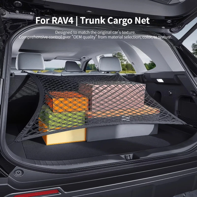 For 2026 Toyota RAV4 & Wildlander | Trunk Cargo Net, Luggage Storage & Fixing Net, Car Organizer Accessories
For 2026 Toyota RAV4 & Wildlander | Trunk Cargo Net, Luggage Storage & Fixing Net, Car Organizer Accessories