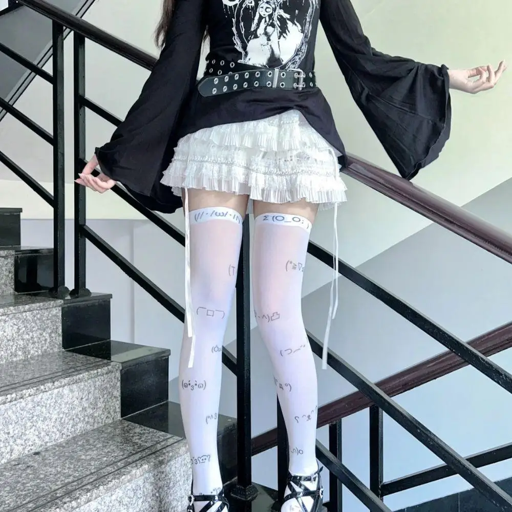 Harajuku Over Knee Thigh High Stockings Y2k Girls Knee High Socks White Print Long Socks Velvet Lolita Kawaii Long Socks Legging
Harajuku Over Knee Thigh High Stockings Y2k Girls Knee High Socks White Print Long Socks Velvet Lolita Kawaii Long Socks Legging