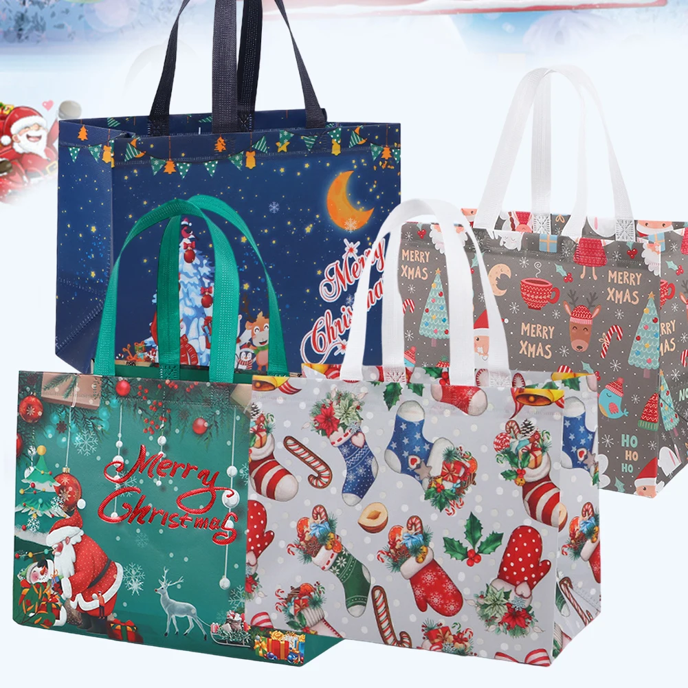 4/8/12PCS Merry Christmas Tote Bags Santa Claus Present Shopping Bags Gifts Wrapping Bags Navidad Natal Noel New Year Decor
4/8/12PCS Merry Christmas Tote Bags Santa Claus Present Shopping Bags Gifts Wrapping Bags Navidad Natal Noel New Year Decor