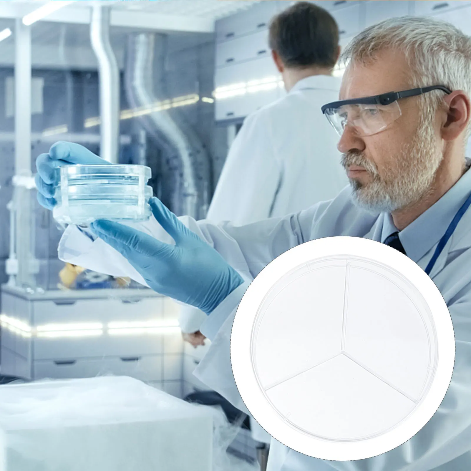 Three Compartments Petri Dish Clear Agar Plate Science Experiment Biology Study Transparent Culture Dishes
Three Compartments Petri Dish Clear Agar Plate Science Experiment Biology Study Transparent Culture Dishes