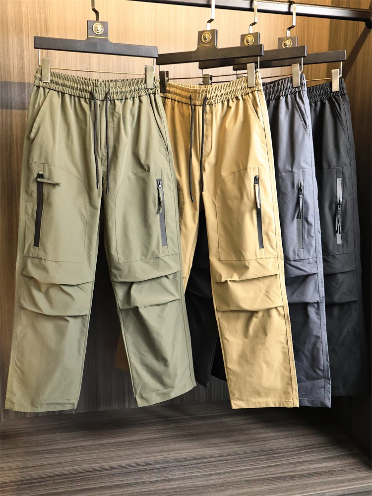 Outdoor Men's Lightweight Casual Pants Windproof Waterproof Tearable Sport Paratrooper Sle Polyester Fiber Straight Leg Pants
Outdoor Men's Lightweight Casual Pants Windproof Waterproof Tearable Sport Paratrooper Sle Polyester Fiber Straight Leg Pants