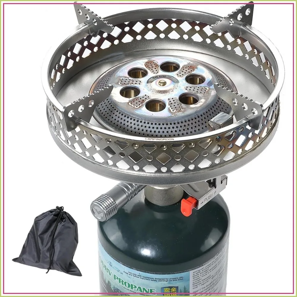 Portable High Output Single Burner Camping Stove with Piezo Ignition, Brass Regulator, Wind-Resistant, Outdoor Cooking Stove
Portable High Output Single Burner Camping Stove with Piezo Ignition, Brass Regulator, Wind-Resistant, Outdoor Cooking Stove