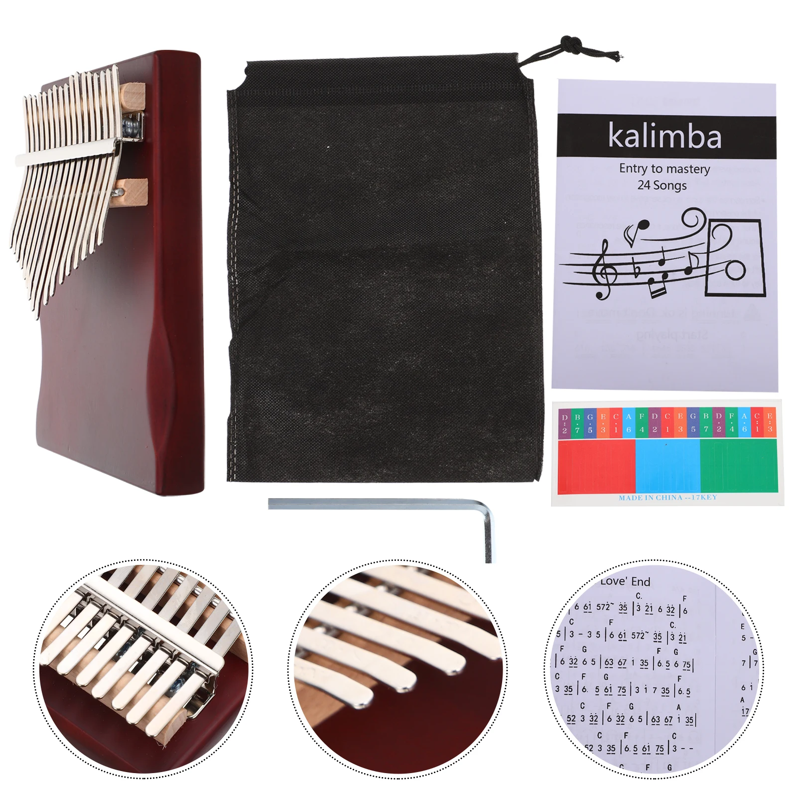 Kalimba Kalіmba Music Instruments Piano for Kids Keyboard Accessories Thumb Keys Portable Beginners Pocket Musical
Kalimba Kalіmba Music Instruments Piano for Kids Keyboard Accessories Thumb Keys Portable Beginners Pocket Musical