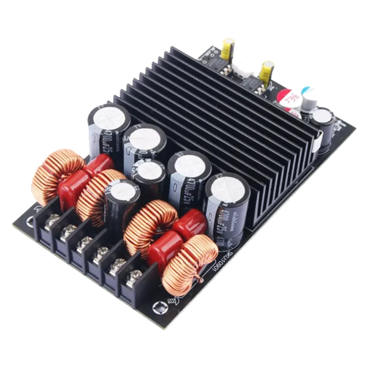 T06C-DC19-50V 300W+300W 600W Bluetooth Power Amplifier Module TPA3255 Chip 2.0 Channel with Treble and Bass Adjustment
T06C-DC19-50V 300W+300W 600W Bluetooth Power Amplifier Module TPA3255 Chip 2.0 Channel with Treble and Bass Adjustment