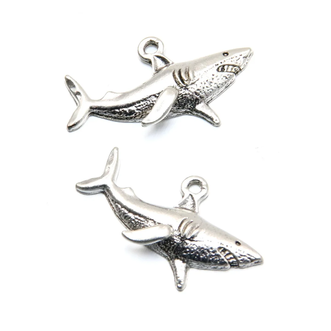 20pcsDIY Jewelry Accessories Shark Pendant Charm Marine Biological Jewelry Handmade Jewelry
20pcsDIY Jewelry Accessories Shark Pendant Charm Marine Biological Jewelry Handmade Jewelry