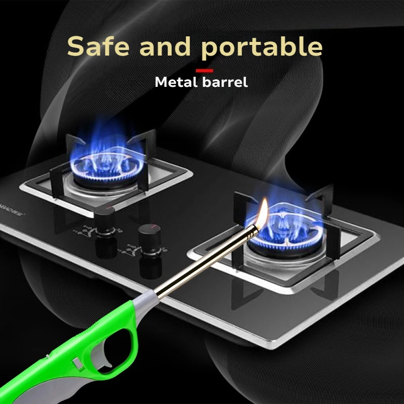 Metal Ignition Gun Kitchen Household Extended Handle Inflatable Protection Non-hot Outdoor Barbecue Camping Igniter
Metal Ignition Gun Kitchen Household Extended Handle Inflatable Protection Non-hot Outdoor Barbecue Camping Igniter