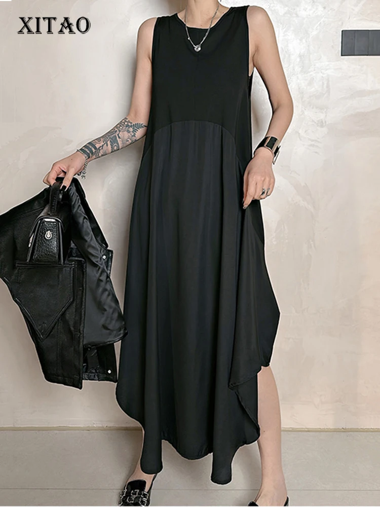 XITAO Loose Asymmetric Sleeveless Dress Casual Solid All-match Women Summer New Irregular Patchwork Simplicity Dress LYD1867
XITAO Loose Asymmetric Sleeveless Dress Casual Solid All-match Women Summer New Irregular Patchwork Simplicity Dress LYD1867