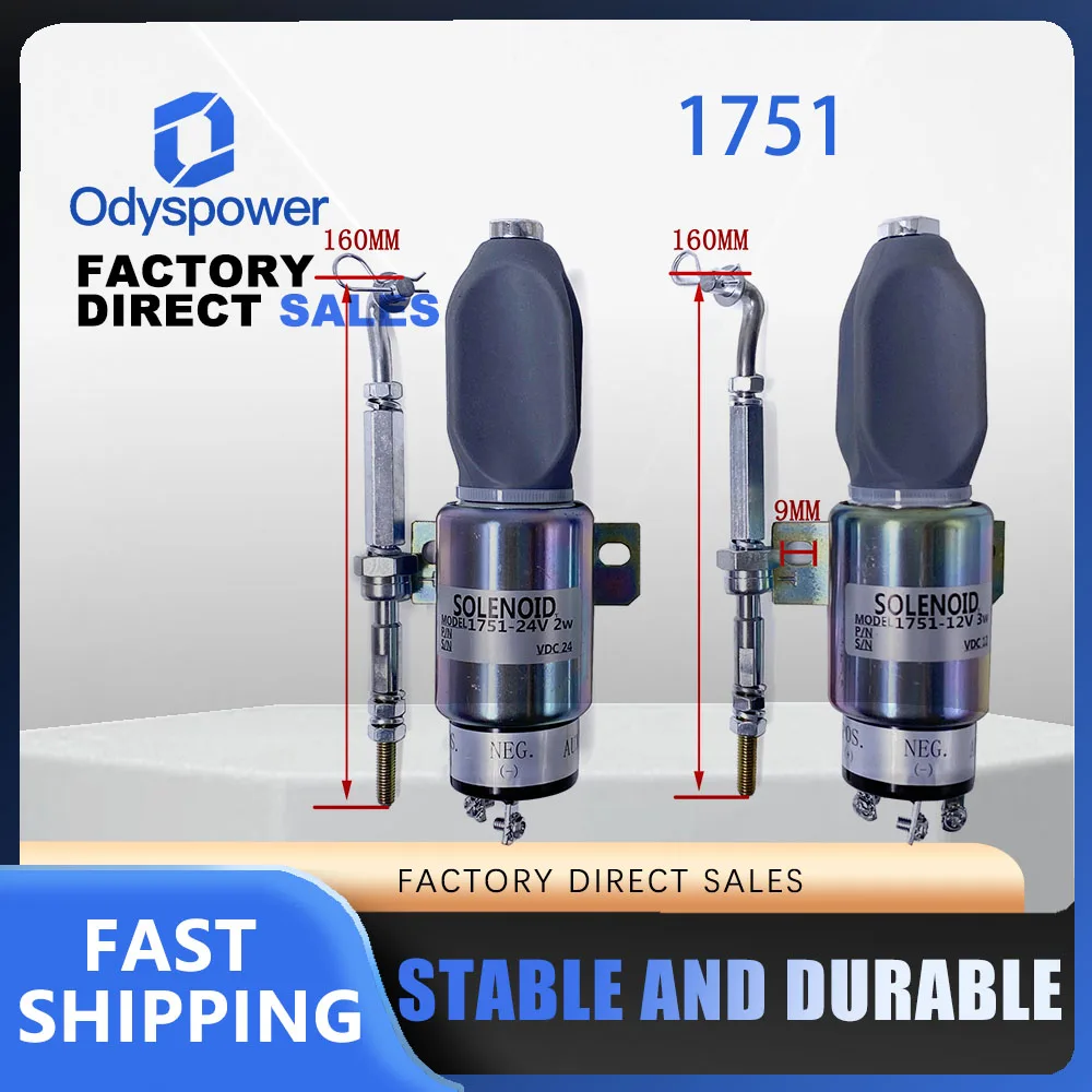 DC 12V 24V Diesel Generator Engine Stop Solenoid Valve Fuel Switch For Pull Electronic Flameout Fuel Cut Off Switch Genset Parts
DC 12V 24V Diesel Generator Engine Stop Solenoid Valve Fuel Switch For Pull Electronic Flameout Fuel Cut Off Switch Genset Parts
