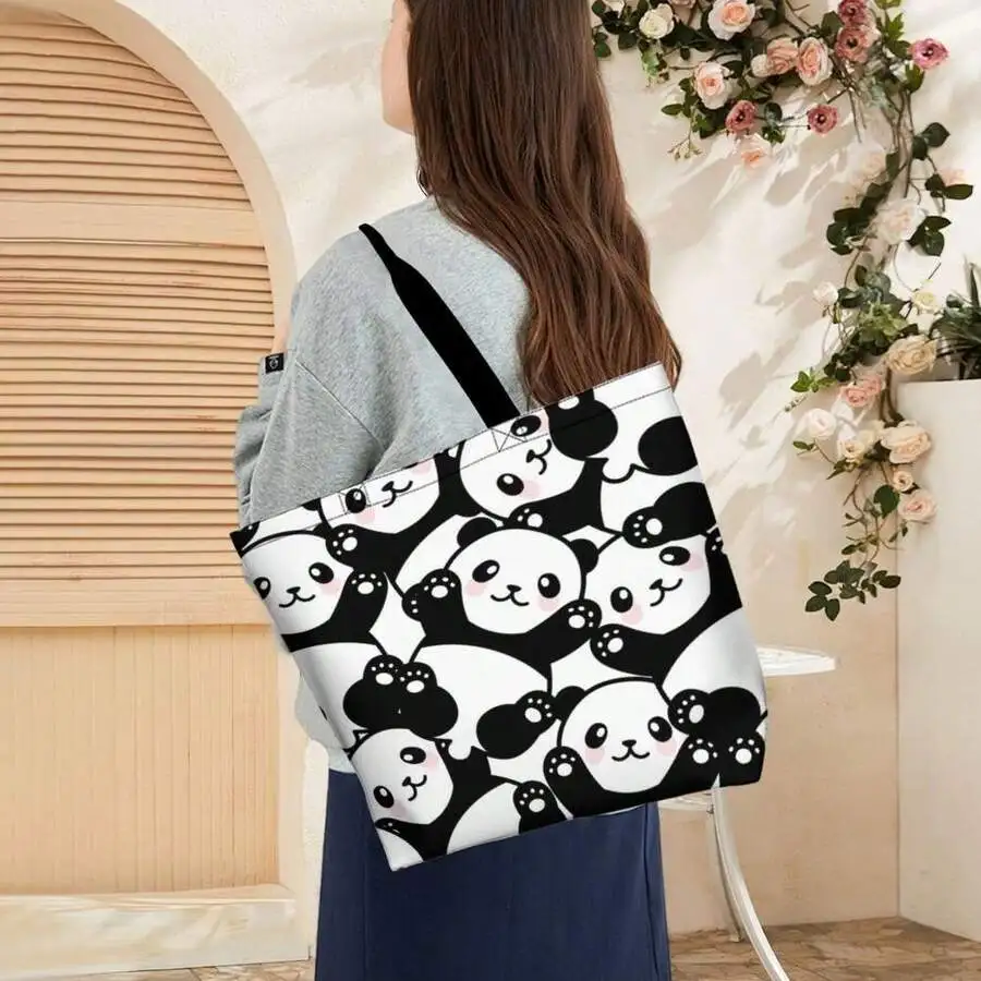 Cute Panda Print Casual Tote Bag For Women Stylish Shoulder Bag
Cute Panda Print Casual Tote Bag For Women Stylish Shoulder Bag