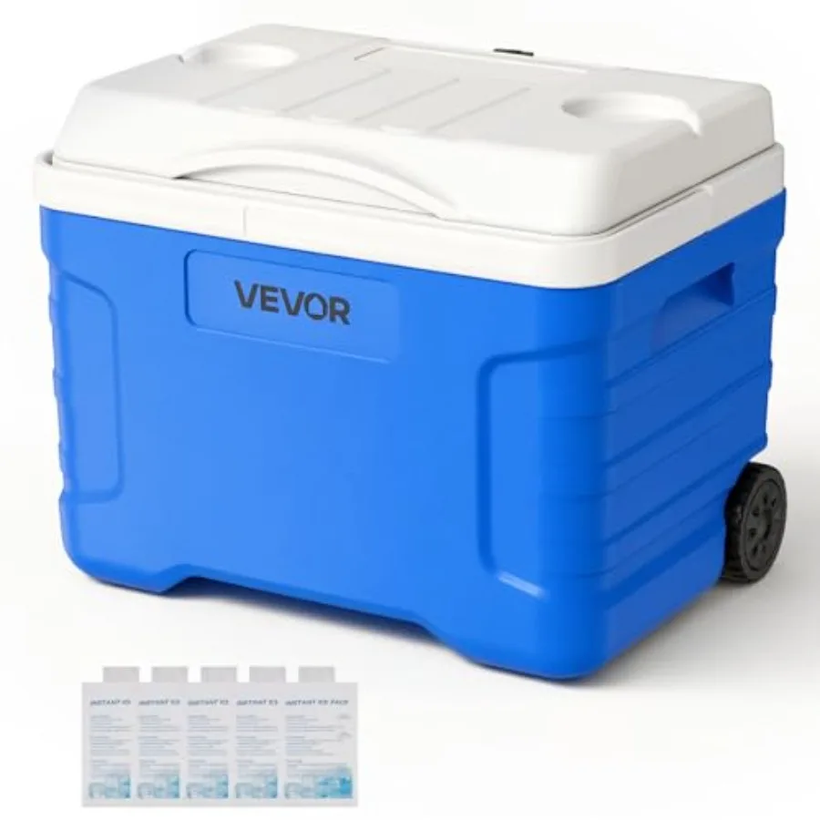 Portable Cooler, Hard Cooler with Ice Retention, Heavy-Duty Handles and Strap, Lightweight Rigid Material Insulated Portable Co
Portable Cooler, Hard Cooler with Ice Retention, Heavy-Duty Handles and Strap, Lightweight Rigid Material Insulated Portable Co