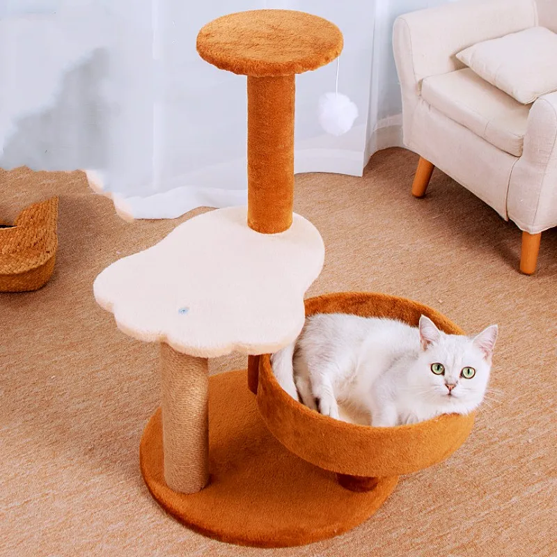 Cat Climbing Frame Sisal Cat Tree Nest Cute House Scratchers for Cats Jumping Tower Sofa Protector Cats Scratch Pet Furniture
Cat Climbing Frame Sisal Cat Tree Nest Cute House Scratchers for Cats Jumping Tower Sofa Protector Cats Scratch Pet Furniture