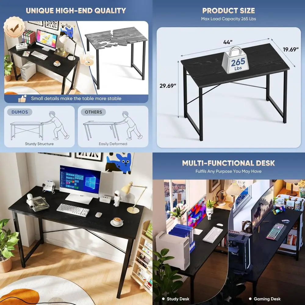 Черный компьютерный стол X-образной формы, усиленный, в простом стиле, для домашнего офиса и спальни
Черный компьютерный стол X-образной формы, усиленный, в простом стиле, для домашнего офиса и спальни