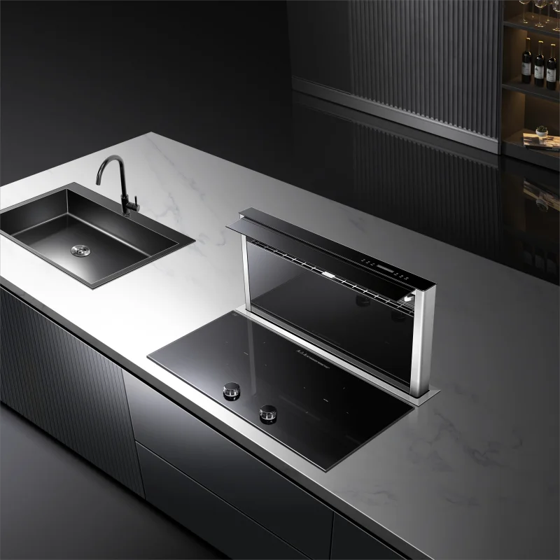 Island Range Hood with Adjustable and Retractable Internal Circulation Open Kitchen Silent Exhaust Cooking Utensils Extractor
Island Range Hood with Adjustable and Retractable Internal Circulation Open Kitchen Silent Exhaust Cooking Utensils Extractor