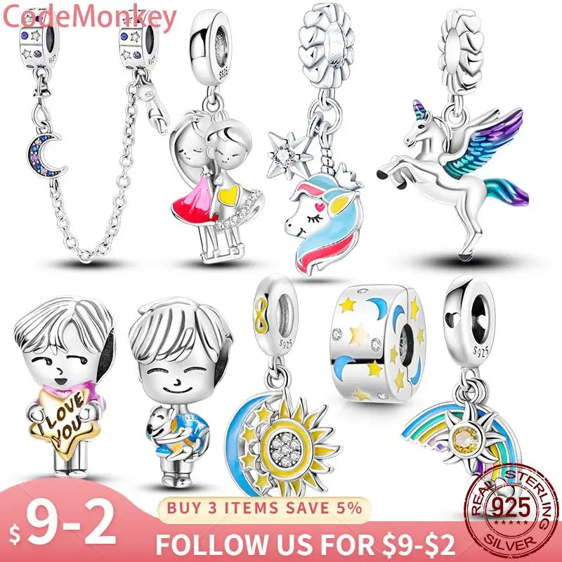 Fit Pan Bracelet 925 Sterling Silver Lucky Unicorn Pendant Charms Bead DIY Jewelry For Women Gift Hot Sale New in
Fit Pan Bracelet 925 Sterling Silver Lucky Unicorn Pendant Charms Bead DIY Jewelry For Women Gift Hot Sale New in