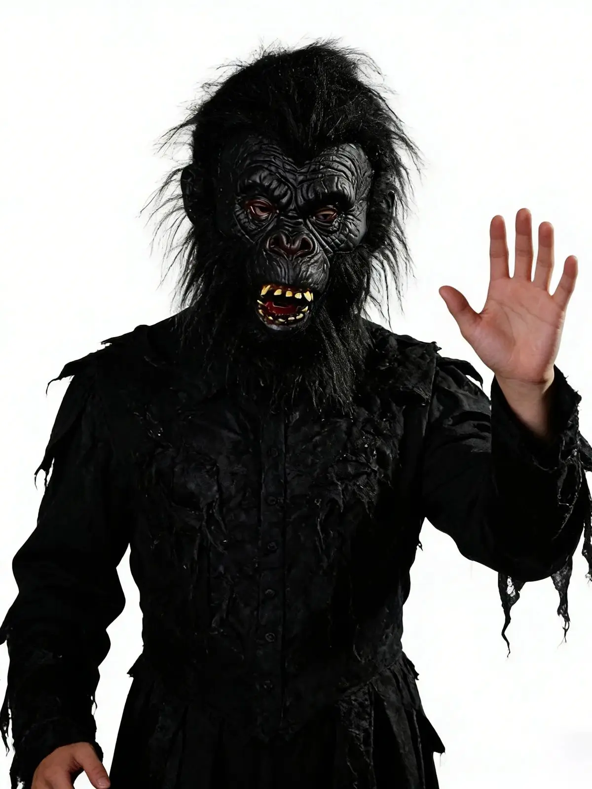One breathable and transparent prank latex mask for Halloween decoration
One breathable and transparent prank latex mask for Halloween decoration
