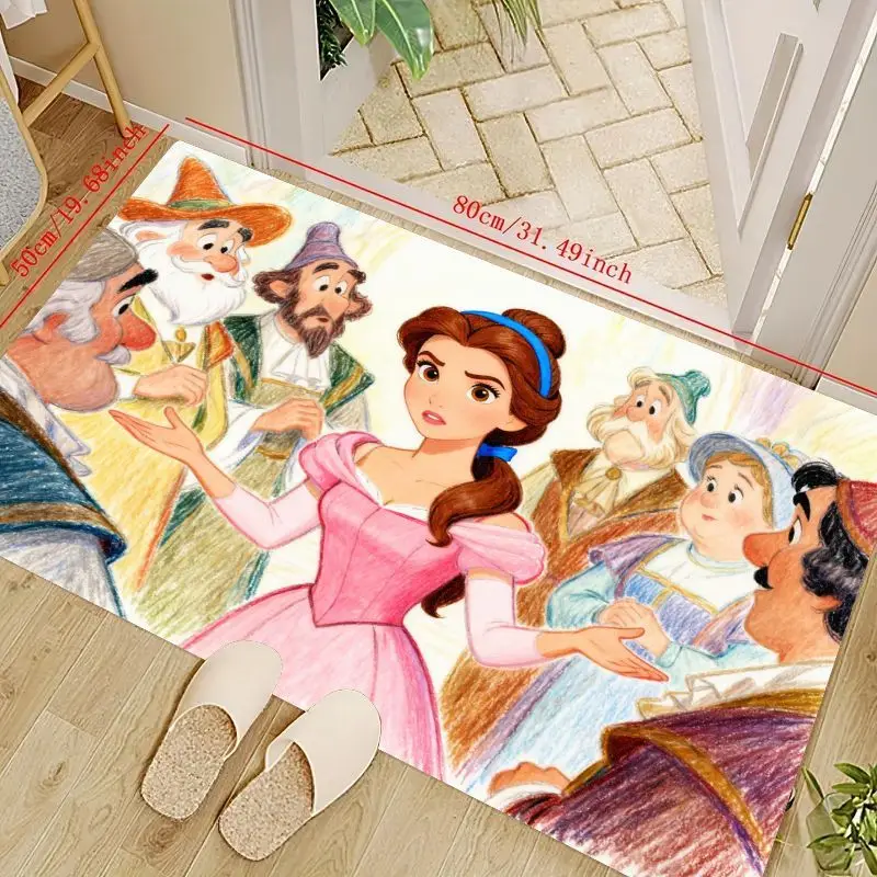 1 шт., коврик Disney Princess Belle & Townspeople с героями мультфильмов, 50x80 см (19,68x31,49 дюйма), нескользящий коврик для гостиной, спальни K
1 шт., коврик Disney Princess Belle & Townspeople с героями мультфильмов, 50x80 см (19,68x31,49 дюйма), нескользящий коврик для гостиной, спальни K