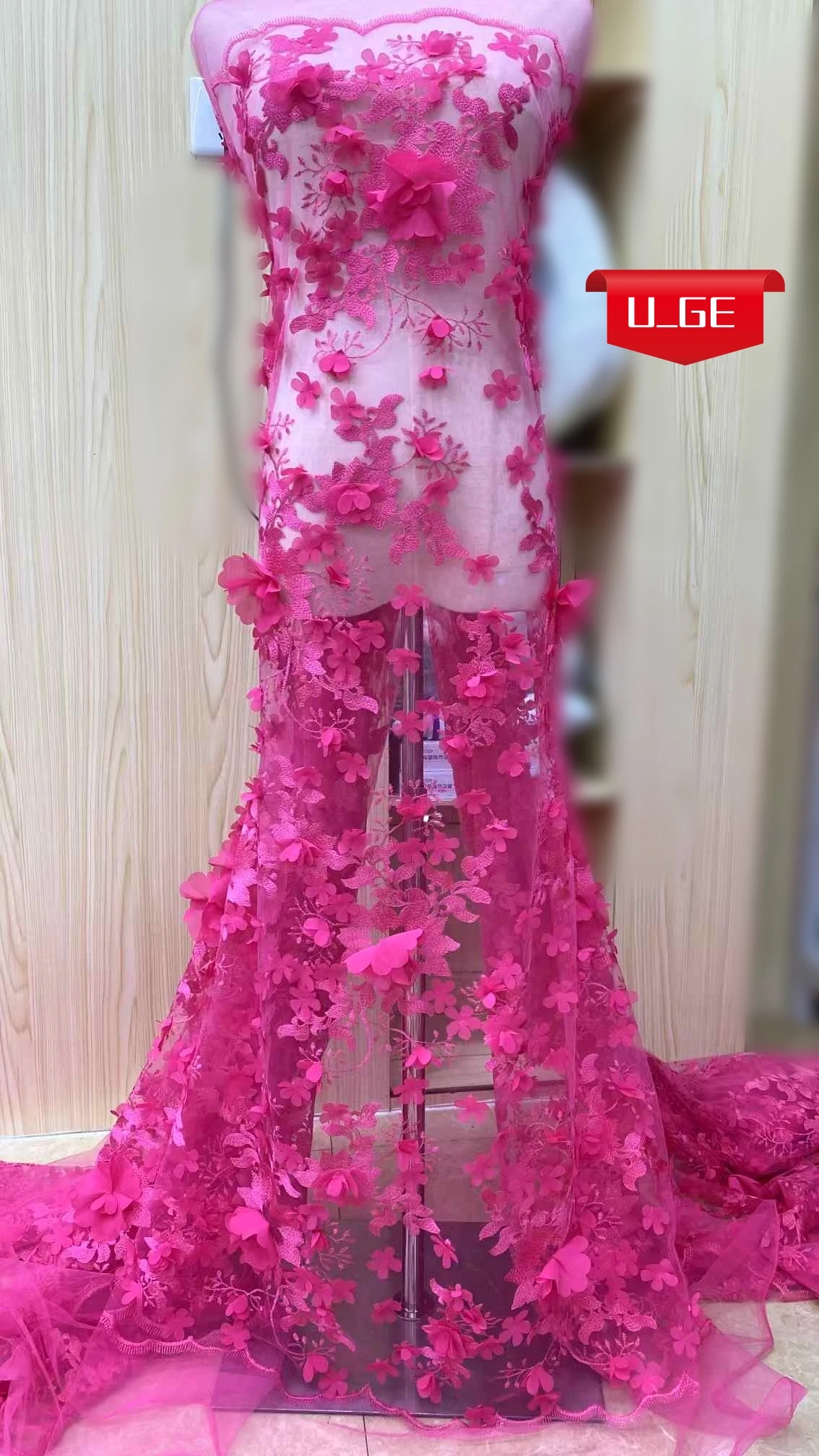 2025Latest Best Quality Delicate Very Soft Embroidered 3D Tulle lace Fabric For Wedding Evening Dress U_GE5639
2025Latest Best Quality Delicate Very Soft Embroidered 3D Tulle lace Fabric For Wedding Evening Dress U_GE5639