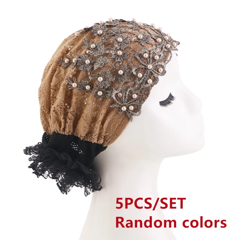 5PCS/Set Lace Beaded Turban Indian Hat Women Chemo Cap Flower Embroidery Headscarf Muslim Hijab Beanies Bonnet Hair Loss Scarf
5PCS/Set Lace Beaded Turban Indian Hat Women Chemo Cap Flower Embroidery Headscarf Muslim Hijab Beanies Bonnet Hair Loss Scarf