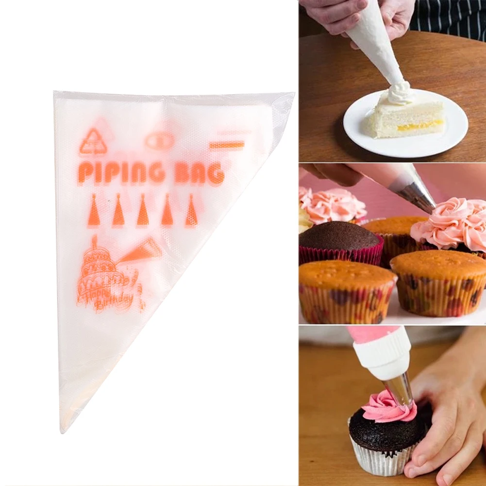 100PCS Thick Disposable Pastry Bags DIY Cake Cream Decoration Piping Bag Icing Bag Baking Supplies Pastry Sleeves
100PCS Thick Disposable Pastry Bags DIY Cake Cream Decoration Piping Bag Icing Bag Baking Supplies Pastry Sleeves