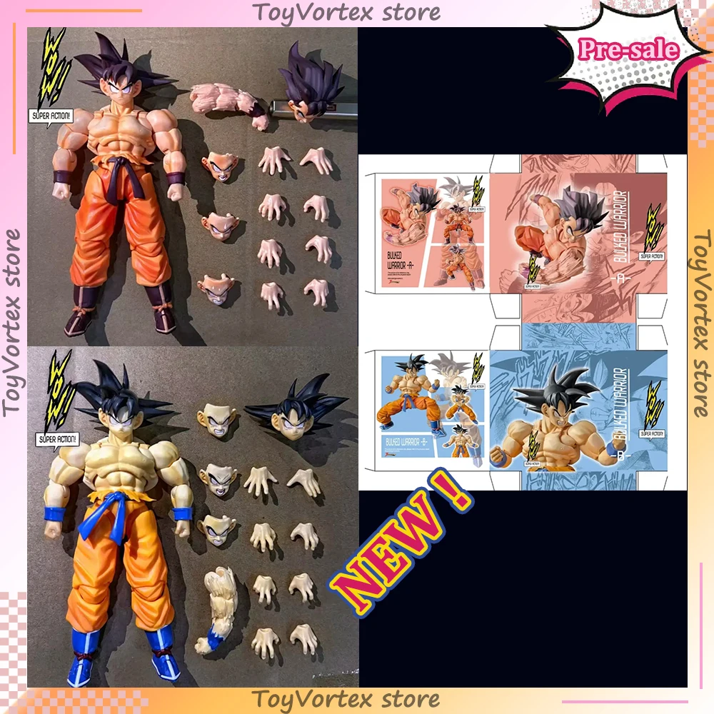 Wow Super Action Factory 1/12 Dragon Ball Z SHF Super Saiya Son Goku Kaiouken Goku First Duel Bulked Warrior Action Figure Model
Wow Super Action Factory 1/12 Dragon Ball Z SHF Super Saiya Son Goku Kaiouken Goku First Duel Bulked Warrior Action Figure Model