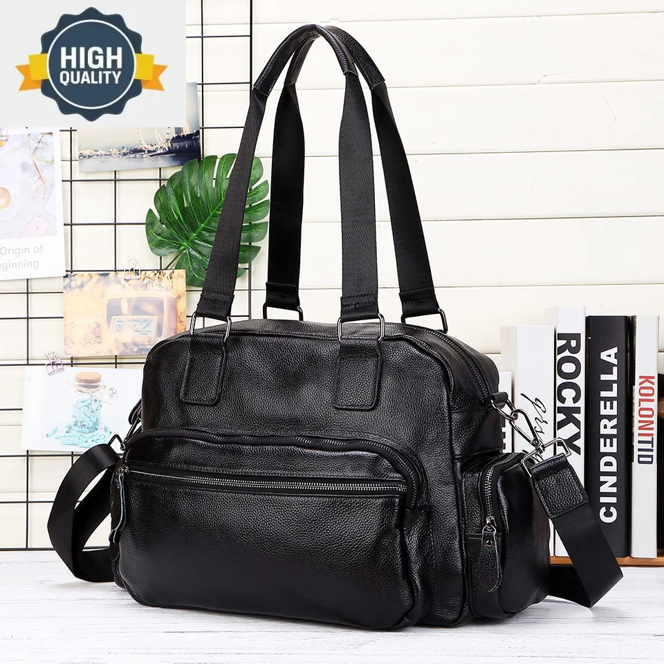 Genuine Large 100% Leather Travel Bag Men Cowhide Handbags Male Messenger Bags Men's Office Busienss
Genuine Large 100% Leather Travel Bag Men Cowhide Handbags Male Messenger Bags Men's Office Busienss