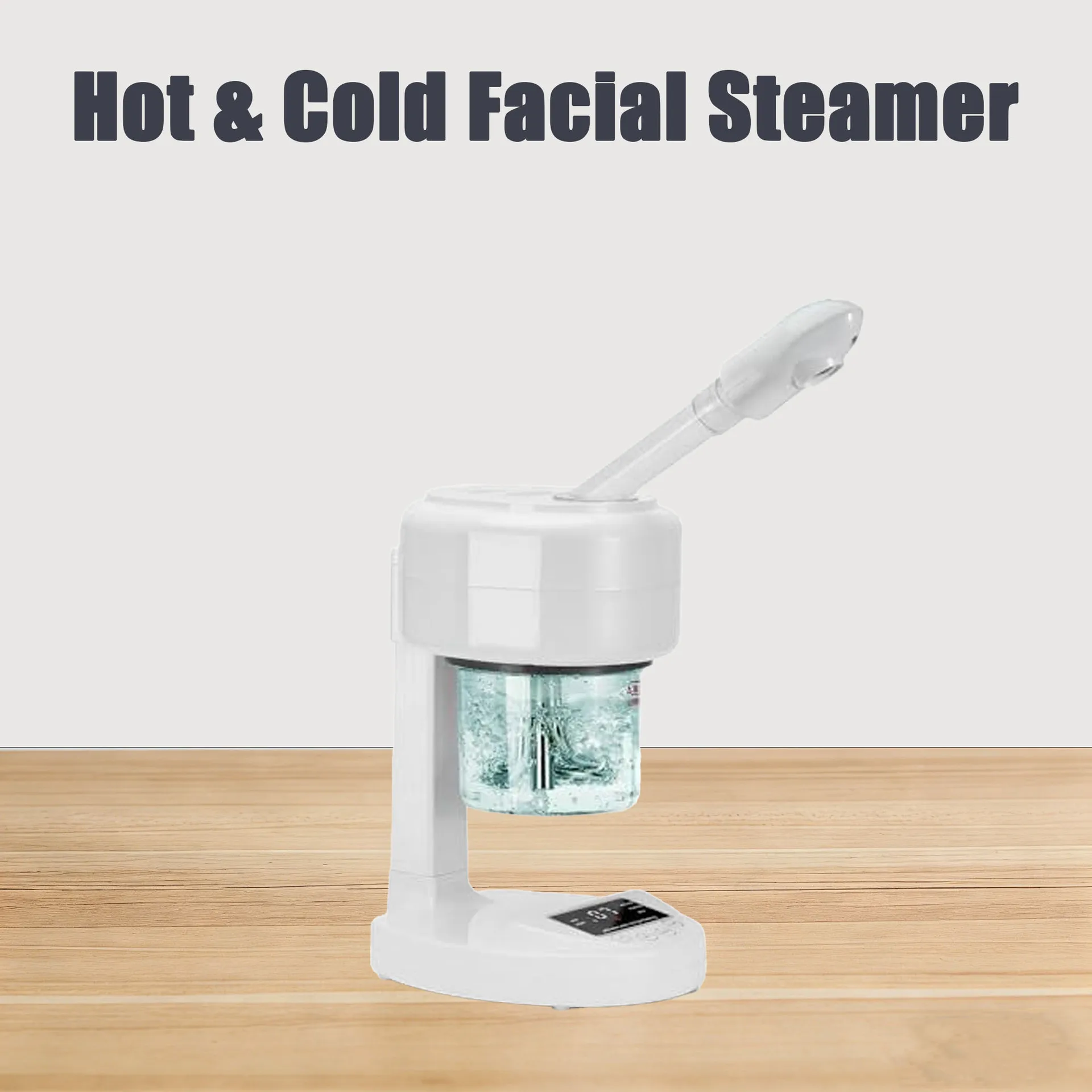 Touchscreen home steam hot spray device for facial cleansing and steaming - Nano-infused facial moisturizer for the face
Touchscreen home steam hot spray device for facial cleansing and steaming - Nano-infused facial moisturizer for the face