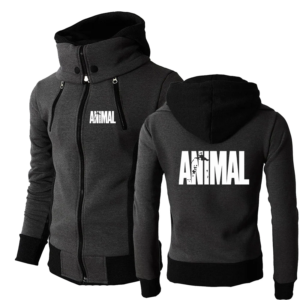 Animal Letter GYM Logo Print Creative Graphic Personality Hoodies 2026 Spring And Autumn Men's Full Zipper Stand Collar Coat
Animal Letter GYM Logo Print Creative Graphic Personality Hoodies 2026 Spring And Autumn Men's Full Zipper Stand Collar Coat